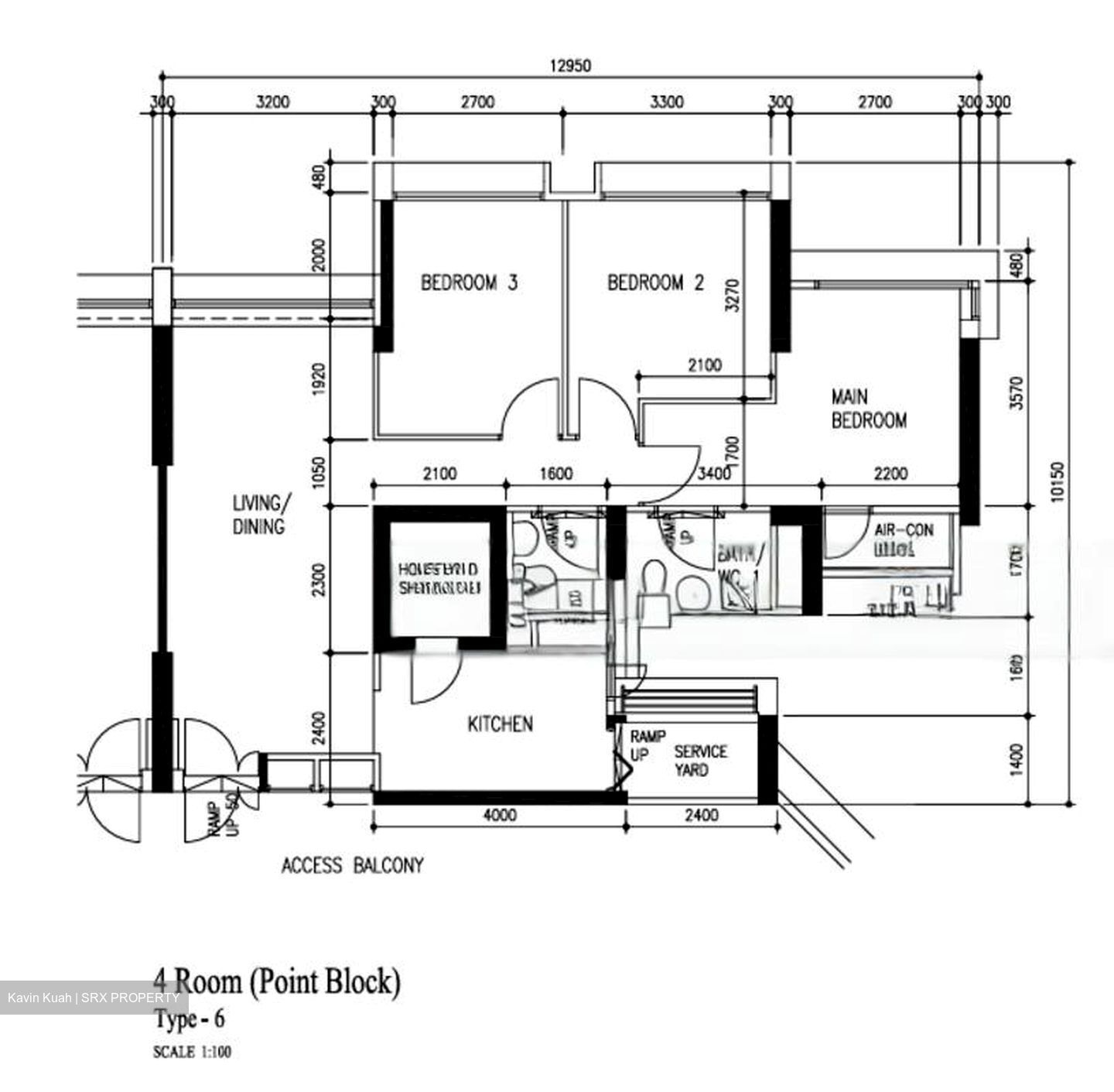 Blk 61C Strathmore Green (Queenstown), HDB 4 Rooms #450973611
